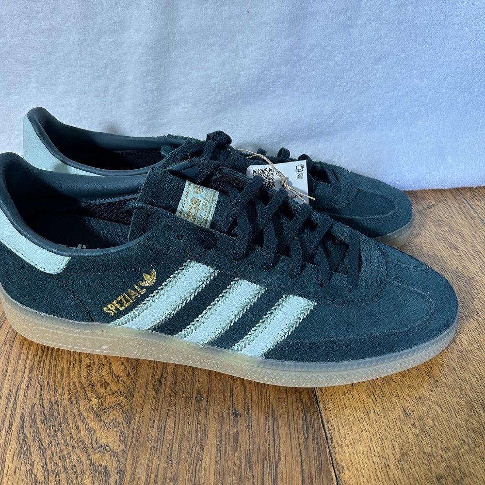 Adidas Womens Size 10 Handball Spezial Aurora Ivy/ Ash Green Athletic Shoes - Picture 4 of 8